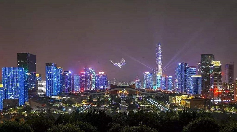 深圳燈光秀采用什么無線通訊技術？